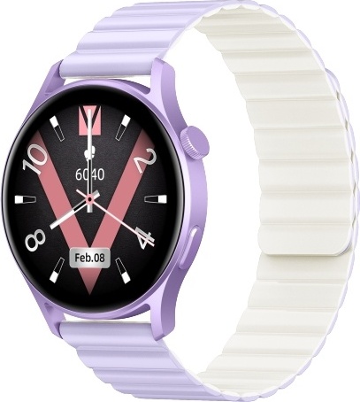 Купить Смарт-часы Kieslect Lady Watch Lora 2 фиолетовый-фиолетовый в ...