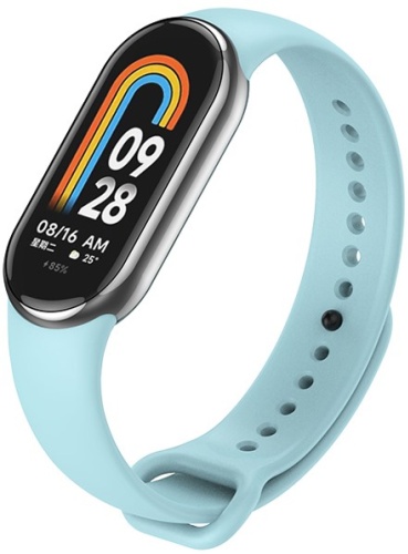 Ремешок MindStore для Xiaomi Mi Band 8, Mi Band 9, Smart Band 10 светло-голубой