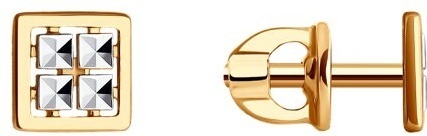 Пусеты SOKOLOV EAR-SO-585-139584 вес 1.19 г золото, без вставок