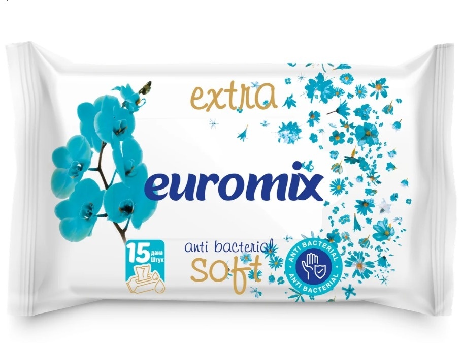 Влажные салфетки Euromix CF-VS-015-01 15 шт