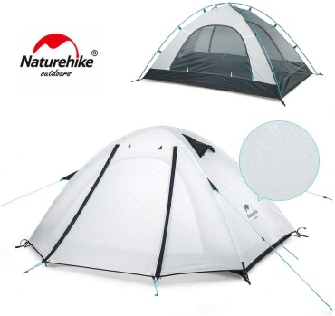 Палатка Naturehike кемпинговая 4-местная белый