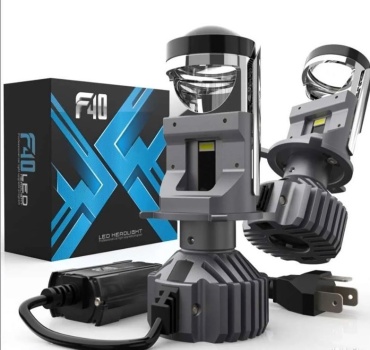 Автолампа LED H4F40 светодиодная, 2 шт