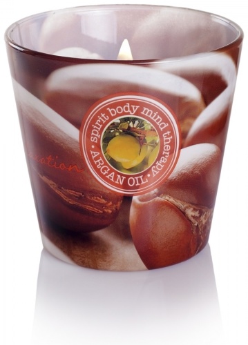 Ароматическая свеча Bartek Candles Терапия красоты Argan Oil 054577 8 см, 1 шт
