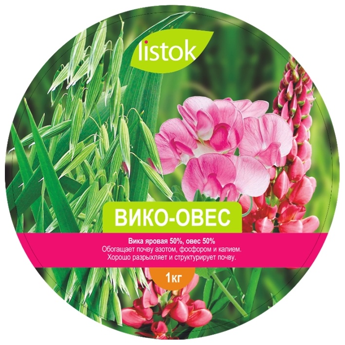 Listok овес 1000 г