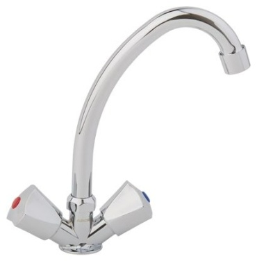 Смеситель для кухни (мойки) ARCO А4506 цвет хром, двухзахватный