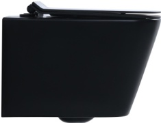 LUSSO унитаз Minotti Alto matt black, санкерамика