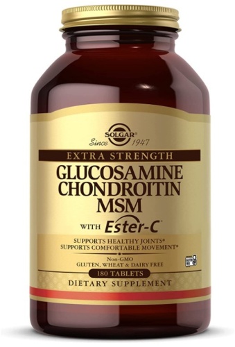 Solgar Glucosamine Chondroitin MSM with Ester 180 таблеток