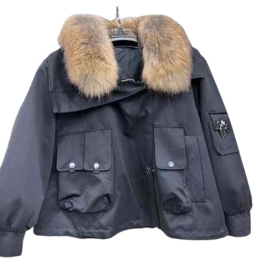 Парка черный