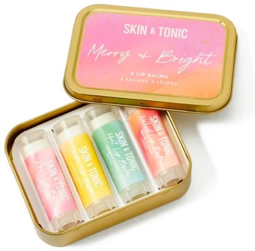 Skin&Tonic бальзам Merry and Bright 4 шт по 4.3 г