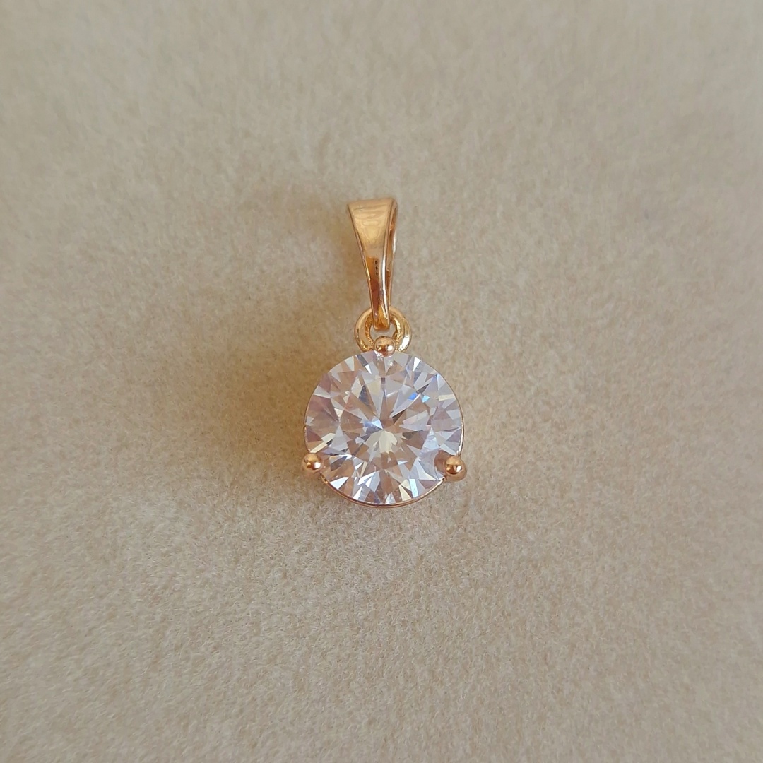 Подвеска Xuping Jewelry медицинская сталь, фианит