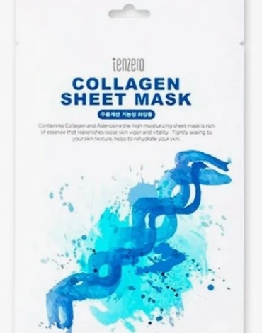 Tenzero тканевая COLLAGEN Тканевая маска SHEET MASK 25 мл