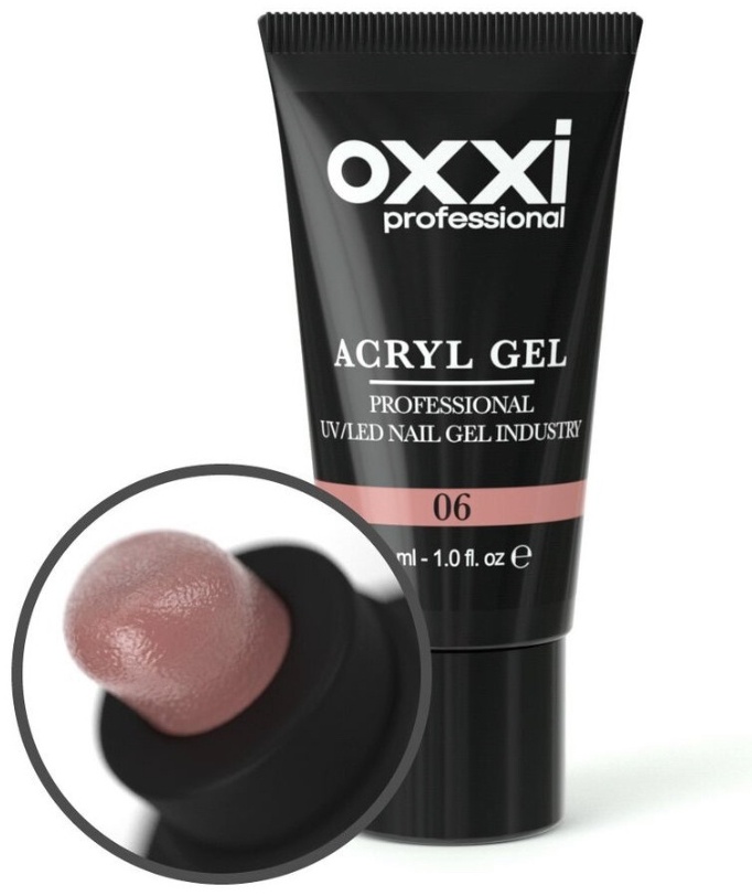 Oxxi акрил-гель Professional 06, бежевый 30 мл