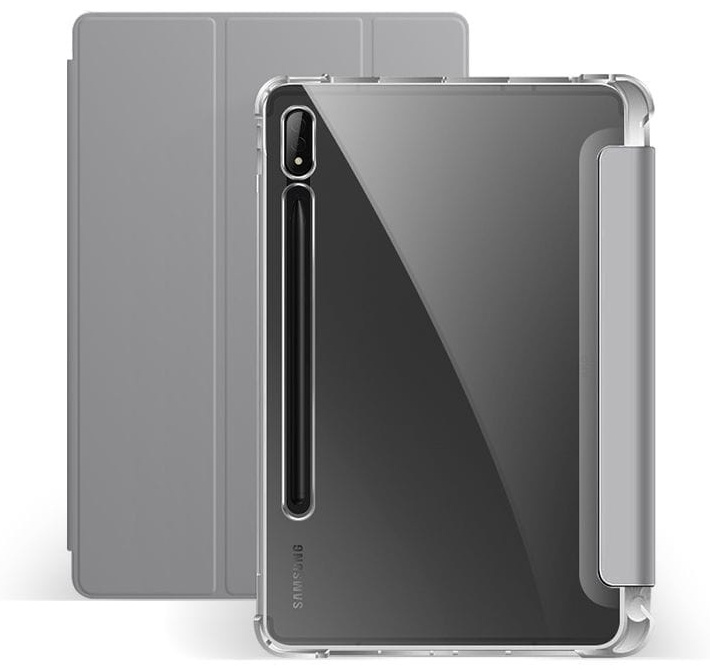 Купить Чехол Для Samsung Galaxy Tab S7+, S8+, S7FE серый в кредит в ...