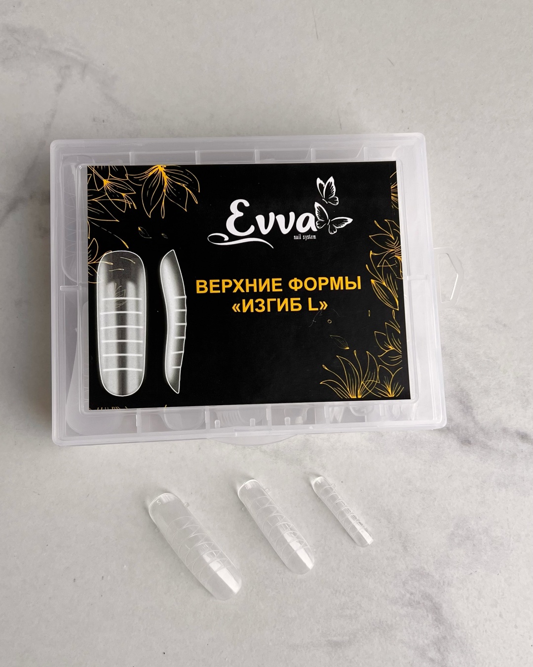 EVVA верхние формы, многоразовые формы мягкий квадрат, универсальные 120 шт