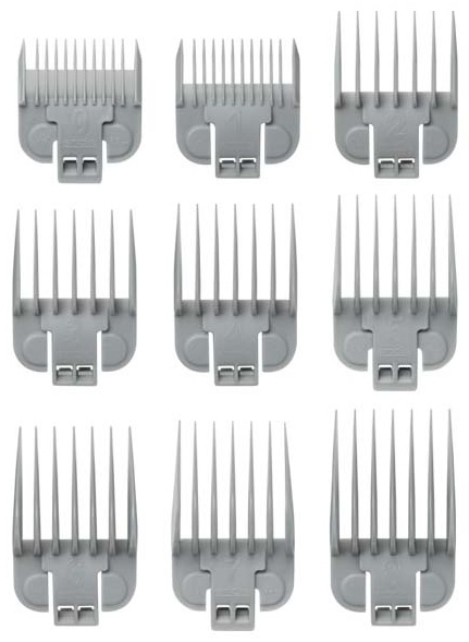 Andis насадка для машинки Snap-On Blade 9-Comb Set 66350 пластик, металл