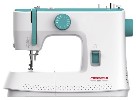 Швейная машина NECCHI 2517 белый, зеленый