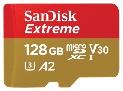 Карта памяти SanDisk Extreme SDSQXA1-128G-GN6GN 128GB