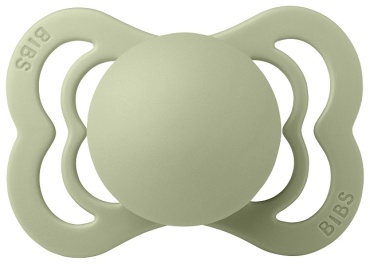 Пустышка BIBS Supreme Silicone Sage 0-6 месяцев