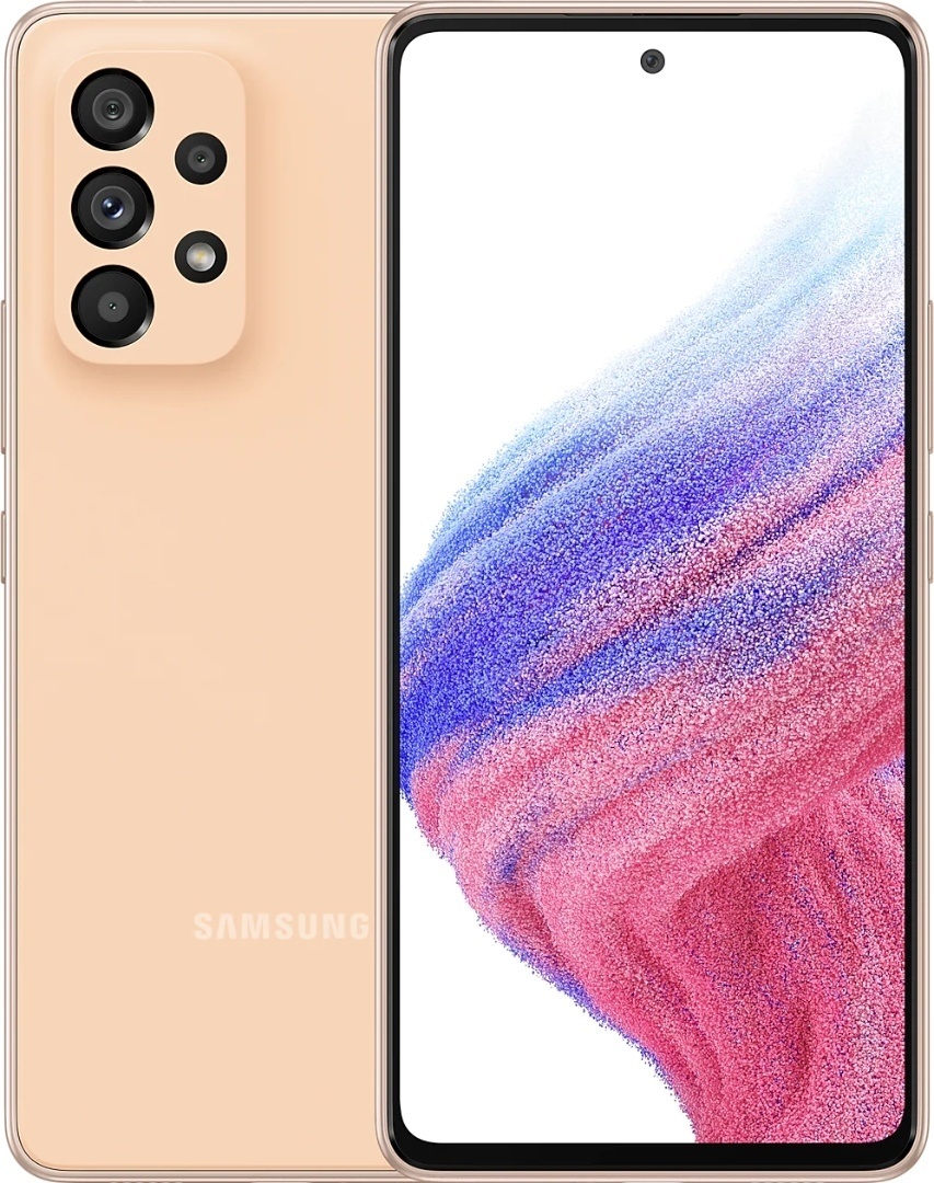 Купить Смартфон Samsung Galaxy A53 5G 8 ГБ/256 ГБ оранжевый + подарок в ...