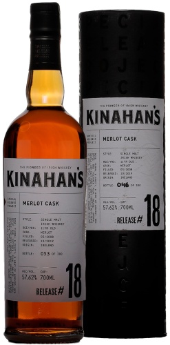 Виски Kinahan's Merlot Cask односолодовый 57.6% 0.7 л