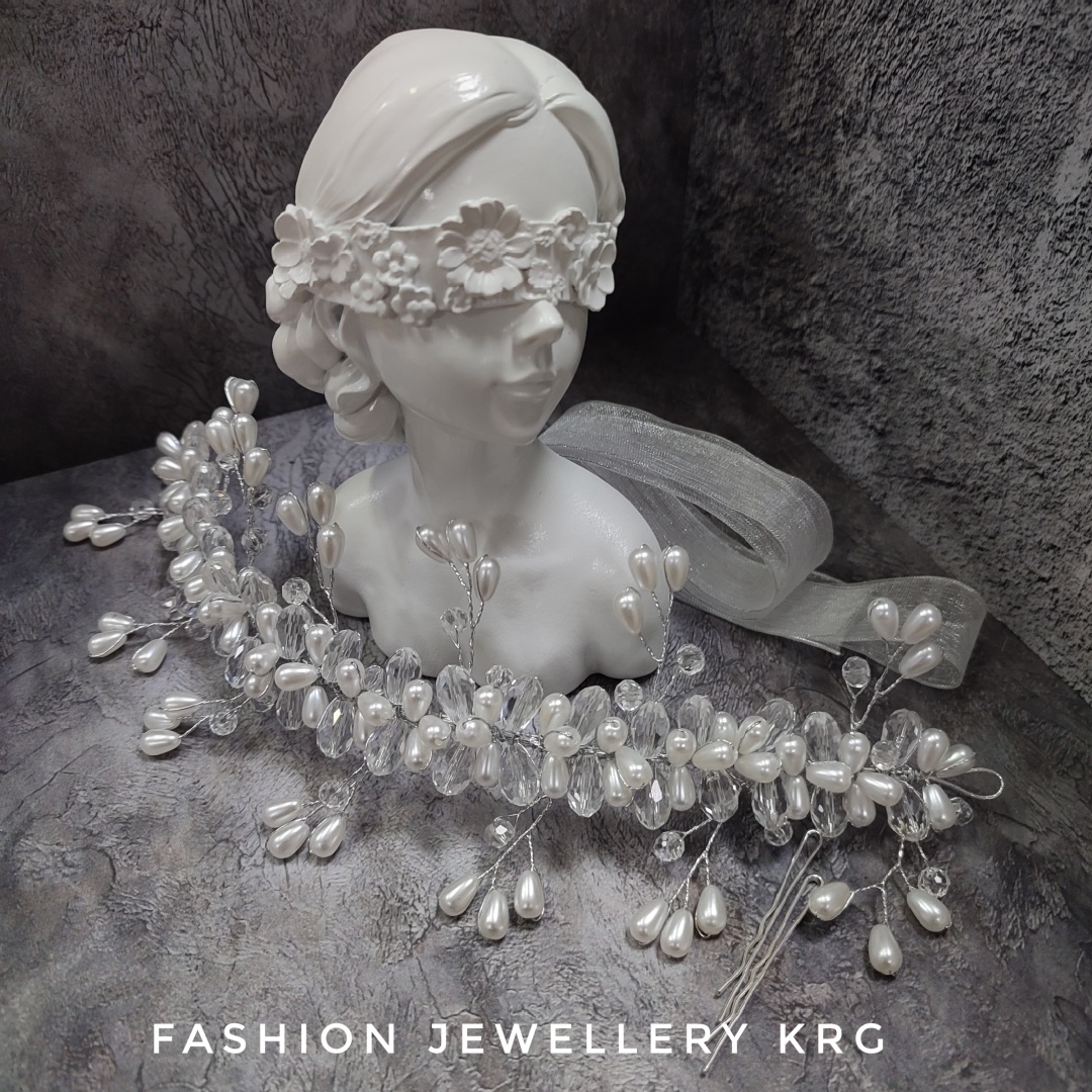 Диадема Fashion Jewelry белый