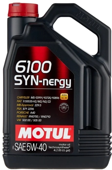 Купить Motul 6100 SYN-nergy 5W-40 4 л в Алматы – Магазин на Kaspi.kz