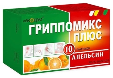 Гриппомикс апельсин порошок 360 мг 10 шт