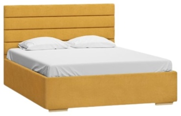Кровать Лосон KRO503, 200x200 см, желтый