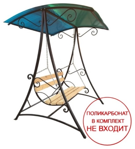 Качели садовые "Дуэт" 150 х 150 х 185 см, макс нагрузка 110 кг 3248959 - артикул K0000188213