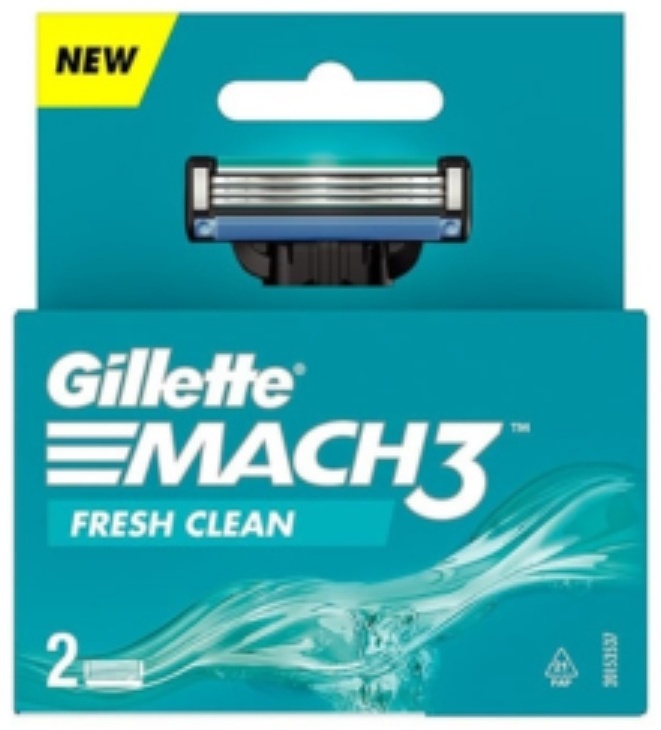 Gillette Mach3 Fresh clean сменные кассеты 2 шт