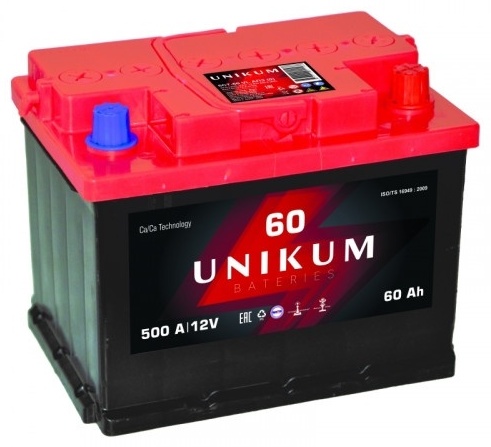 Купить Аккумулятор UNIKUM 6СТ-60Ah -/+ в Караганде – Магазин на Kaspi.kz