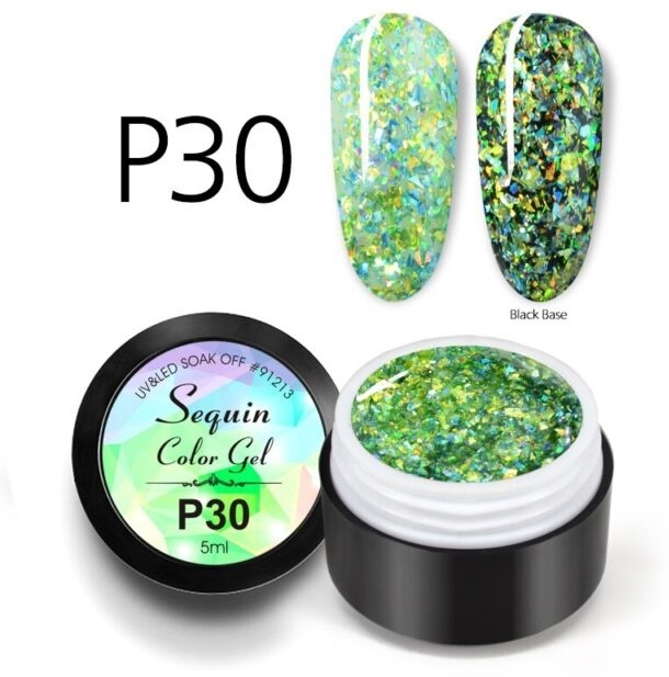 CANNI гель для дизайна Sequin P30 5 мл