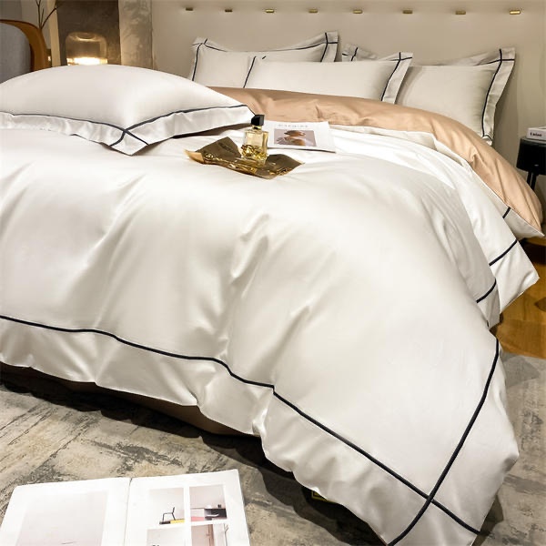 Комплект Home Collection 2024 евростандарт хлопок, эвкалиптовое волокно Sensotex, 2 наволочки: 50x70 см