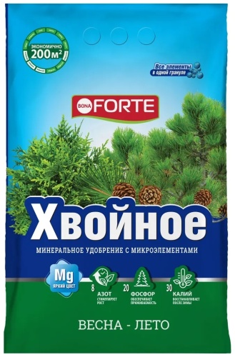 Bona Forte гранулы Хвойное с микроэлементами (весна-лето) л 2 кг