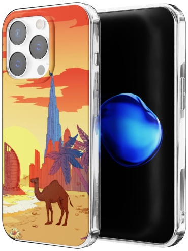 Чехол Mcover для Apple iPhone 15 Pro рисунок