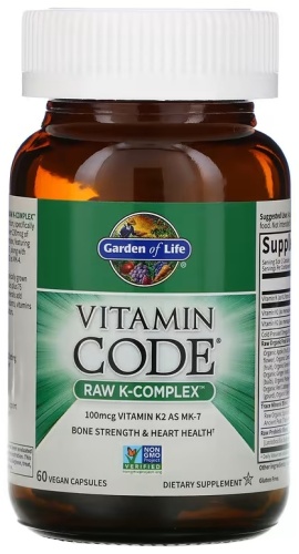 Garden of Life Vitamin Code RAW K-Complex капсулы 60 шт