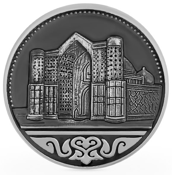 Монета Алтын 68047282140 вес 15.55 г серебро, без вставок
