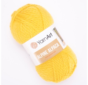 Моток YarnArt Alpine Alpaca 448 желтый 120 м 150 г