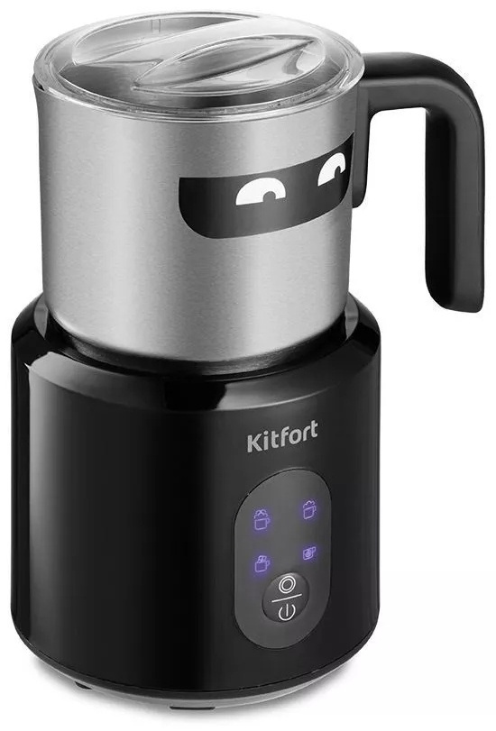 Вспениватель Kitfort KT-793 черный-серебристый