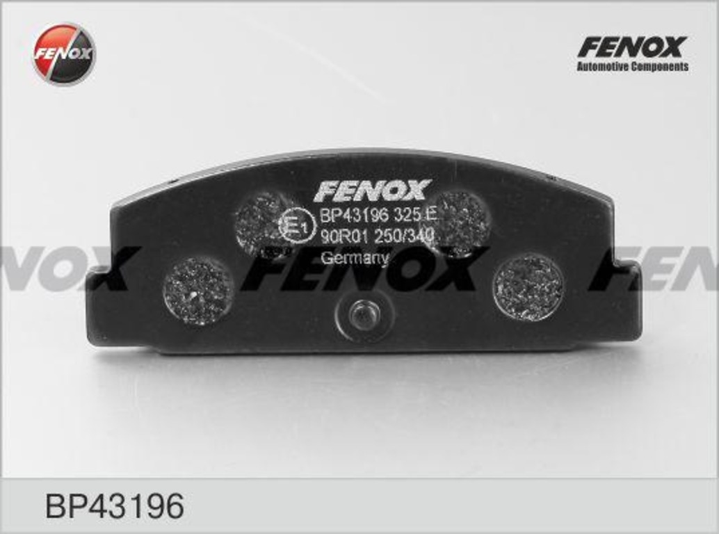 Колодки FENOX задние BP43196