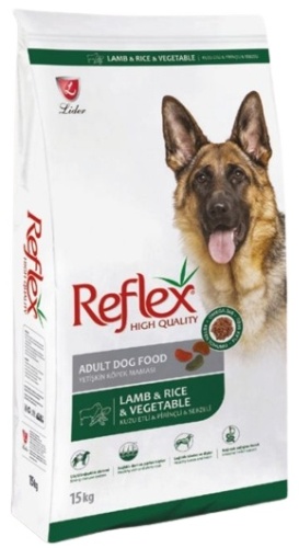 Reflex Adult Dog Food Lamb and Rice and Vegetable Ягненок с рисом и овощами для взрослых 15 кг