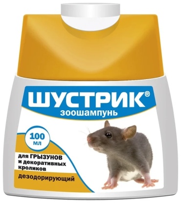 Шустрик Шампунь для грызунов и кроликов 100 мл