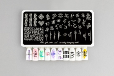 Swanky Stamping Пластина для стемпинга Arti for you 001