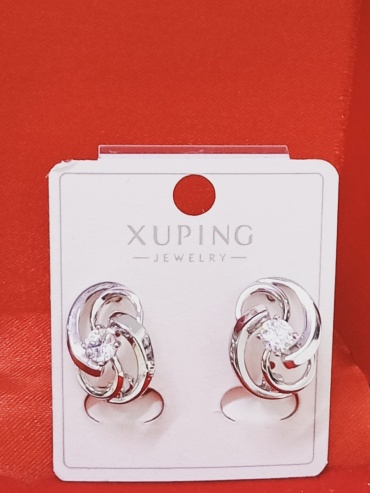 Серьги Xuping Jewelry медицинская сталь, кристалл