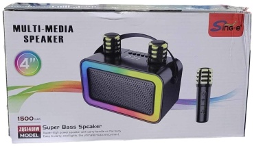 Портативная колонка SinG-e ZQS1491W черный