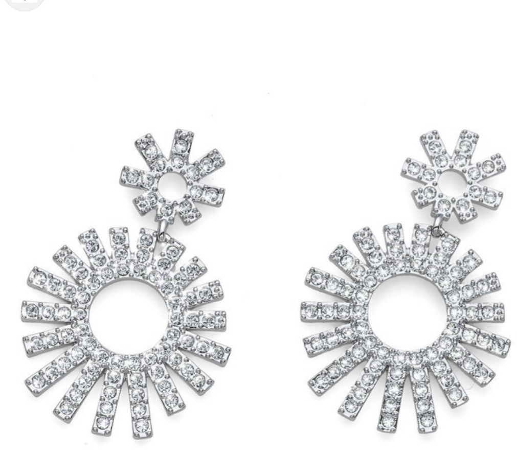 Серьги Oliver Weber ювелирный сплав, кристаллы Swarovski
