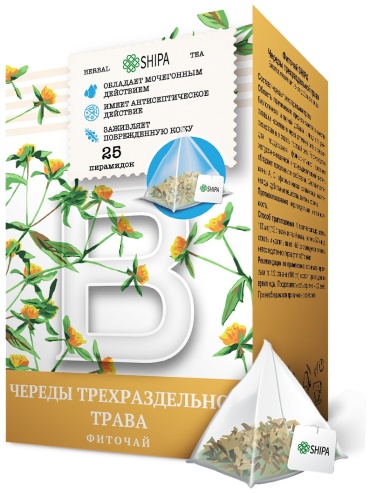 Фито-чай «SHIPA» Череды трехраздельной трава 2 гр/25 пакетиков