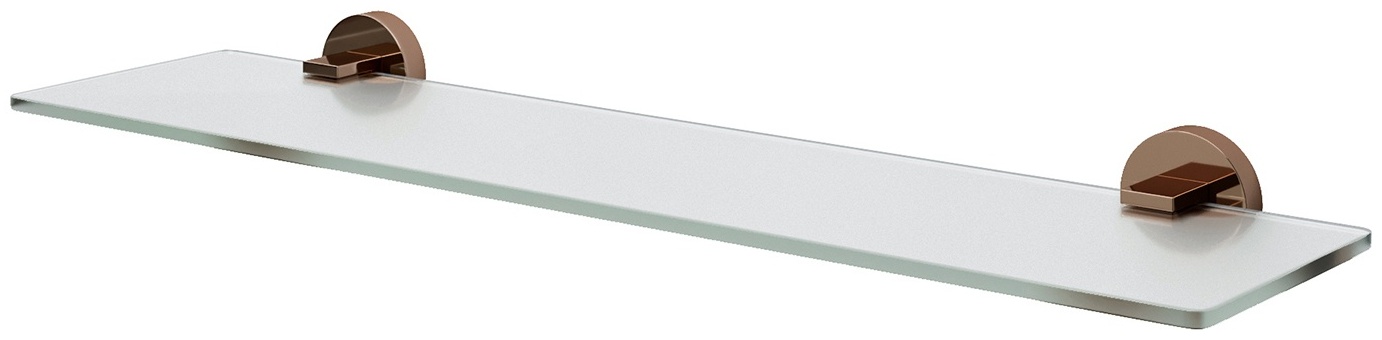 WasserKRAFT полка Asphe K-77724 1 шт, стекло, металл