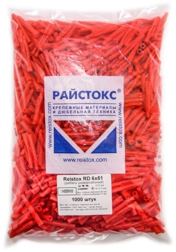 Reistox дюбель RD 6x51 1000 шт