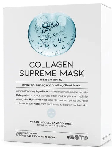 Маска для лица OOTD тканевая Collagen Supreme 10 шт